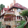 The luxury villa with swimming pool on the hill Csillaghegy in Budapest