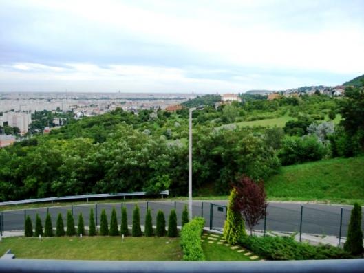 The apartment with a fireplace in Óbuda