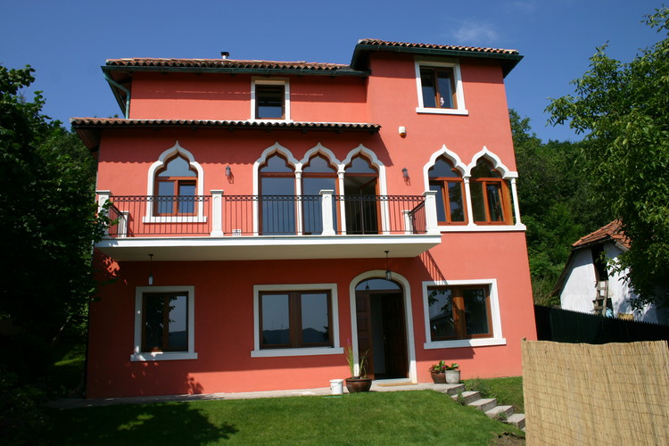 Italian-style villa on the Buda side of Budapest. 