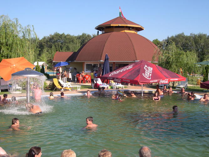 Thermal bath with the 1000 m2 of bathing-water surface and with the 100000 m2 land 