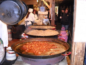 Всякая вкуснятина на ярмарке в Будапеште