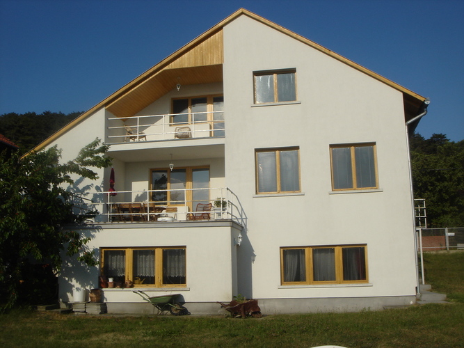 3-floors house with panorama to Balaton near to Heviz