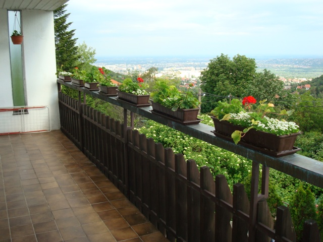 House with magnificent panoramic view of Budapest.